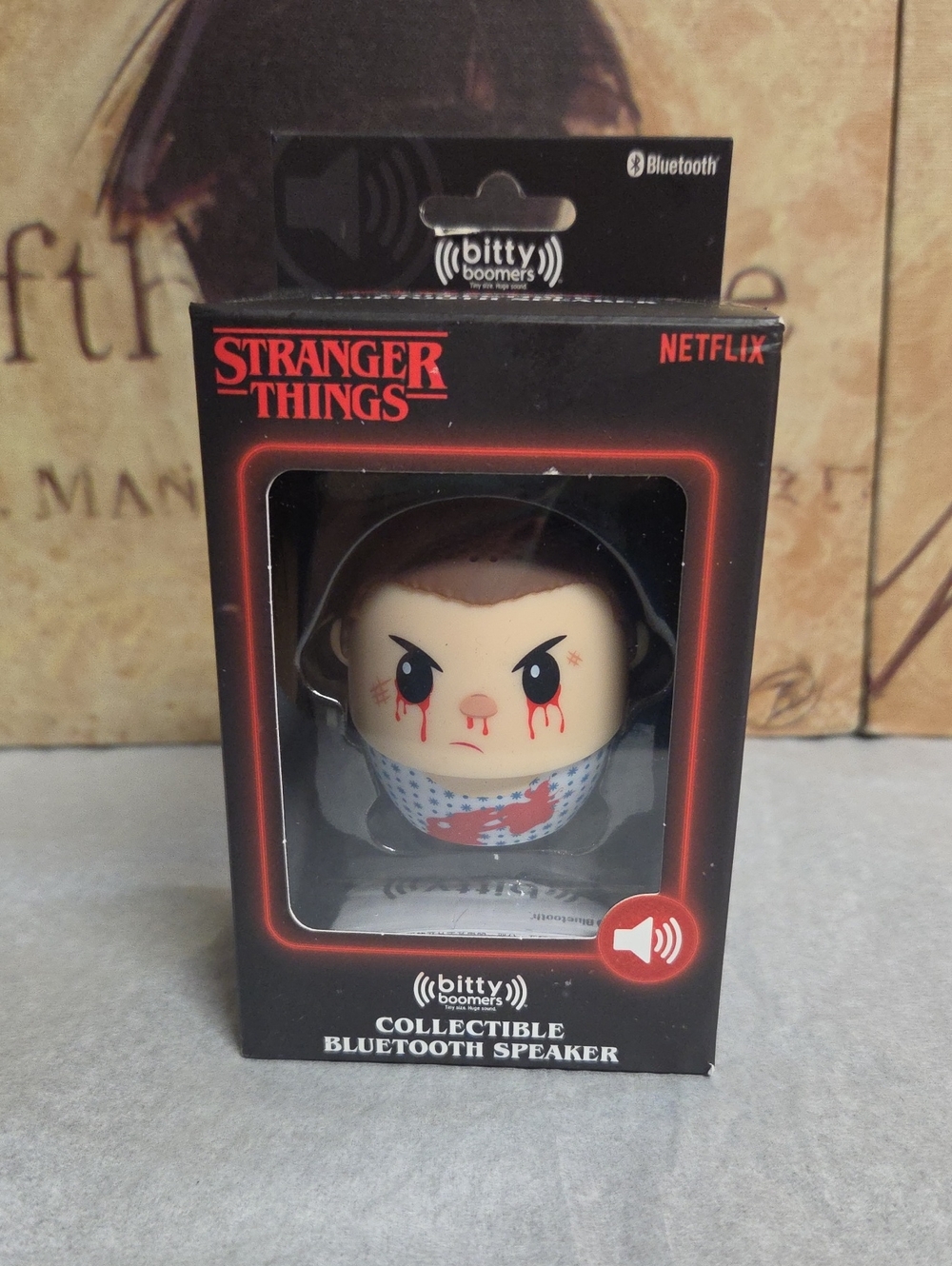 Stranger Things Collectible Bluetooth Speaker - Black/White